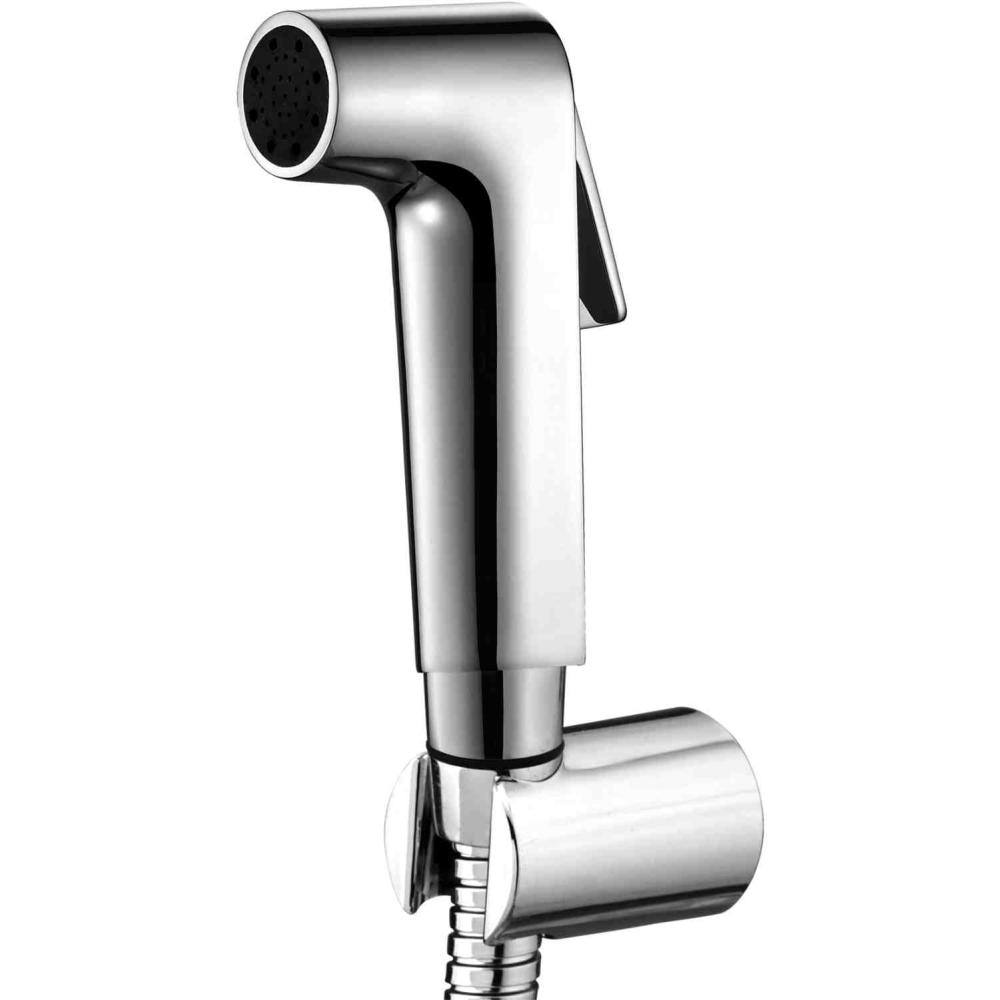 Health Faucet with 1.5 mtr. CP Flexible Hose (SS 304) & ABS Holder